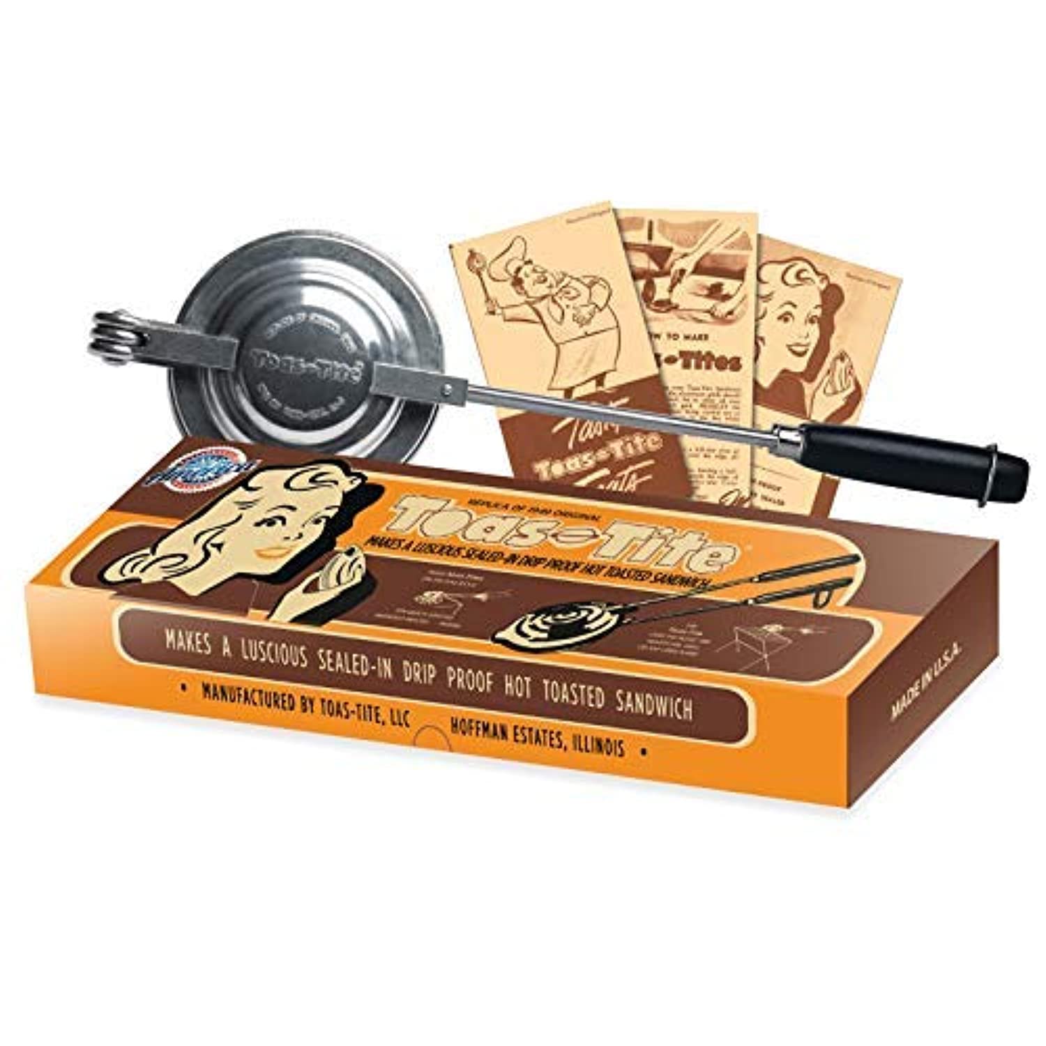 Toas-Tite on a campfire stove for tasty outdoorsy sandwiches