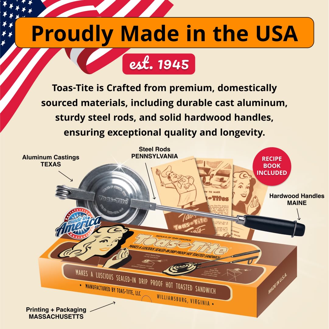 Toas-Tite sealed-edge design keeps fillings secure during bites