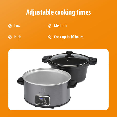 Toastmaster graphite finish adds sleek style to kitchen countertops.