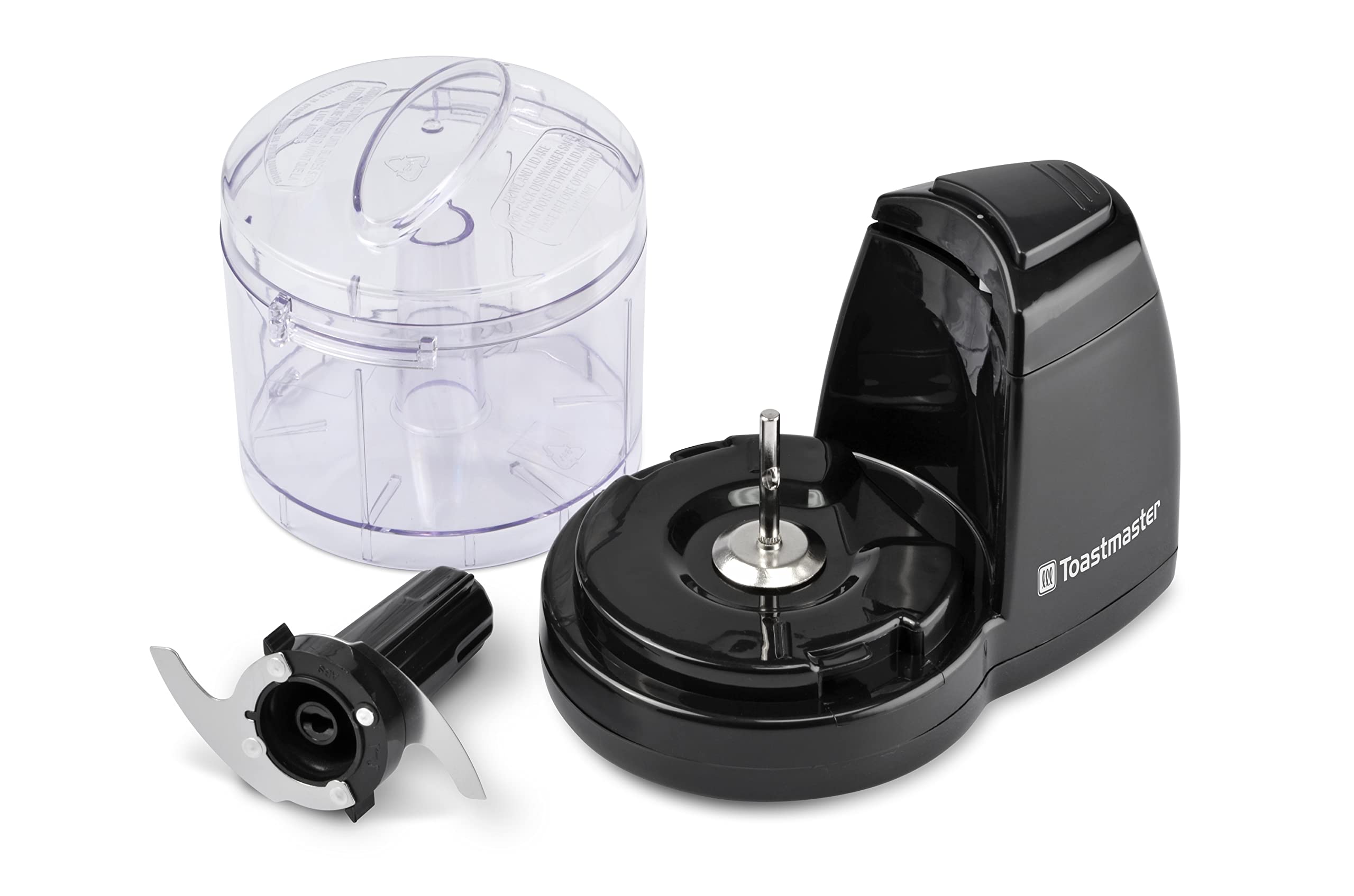Toastmaster TM-61MC one-touch pulse enables precise texture for chopping.
