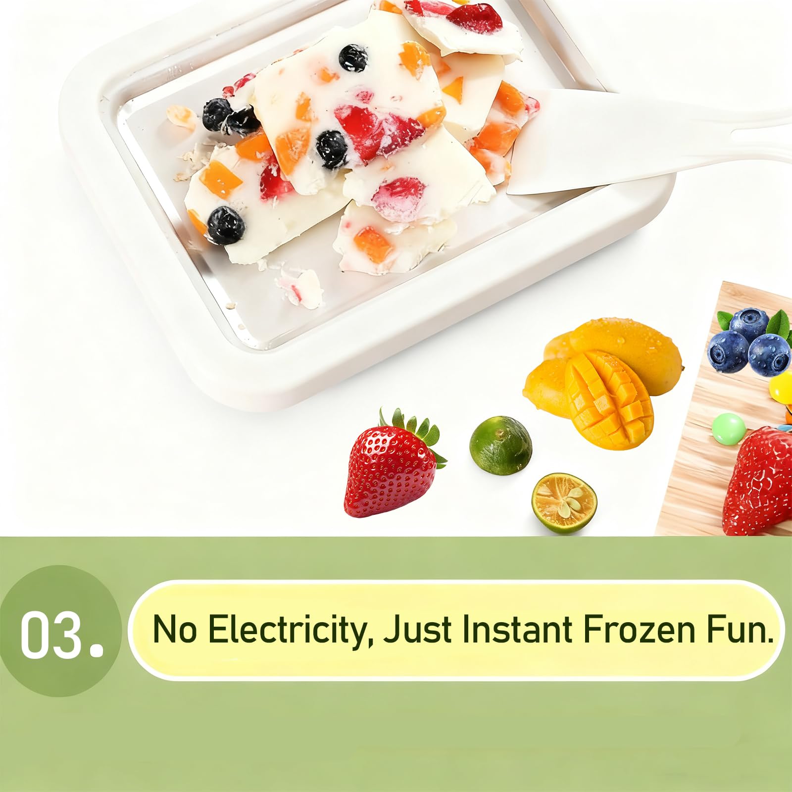 Tobeno1 spacious-freeze-tray fits in most freezers for multiple batches.