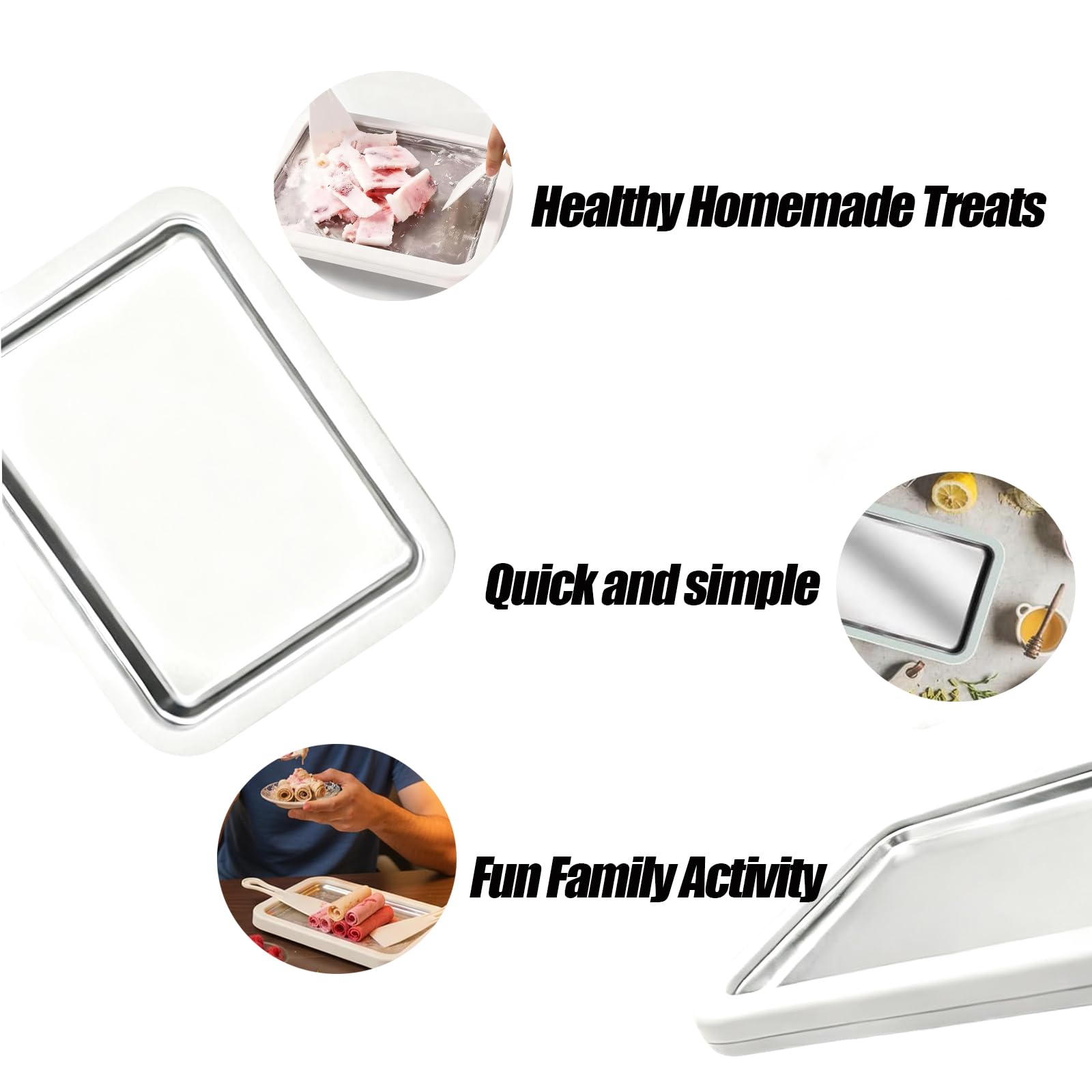 Tobeno1 two-scrapers ready for clean, efficient rolled ice cream prep.