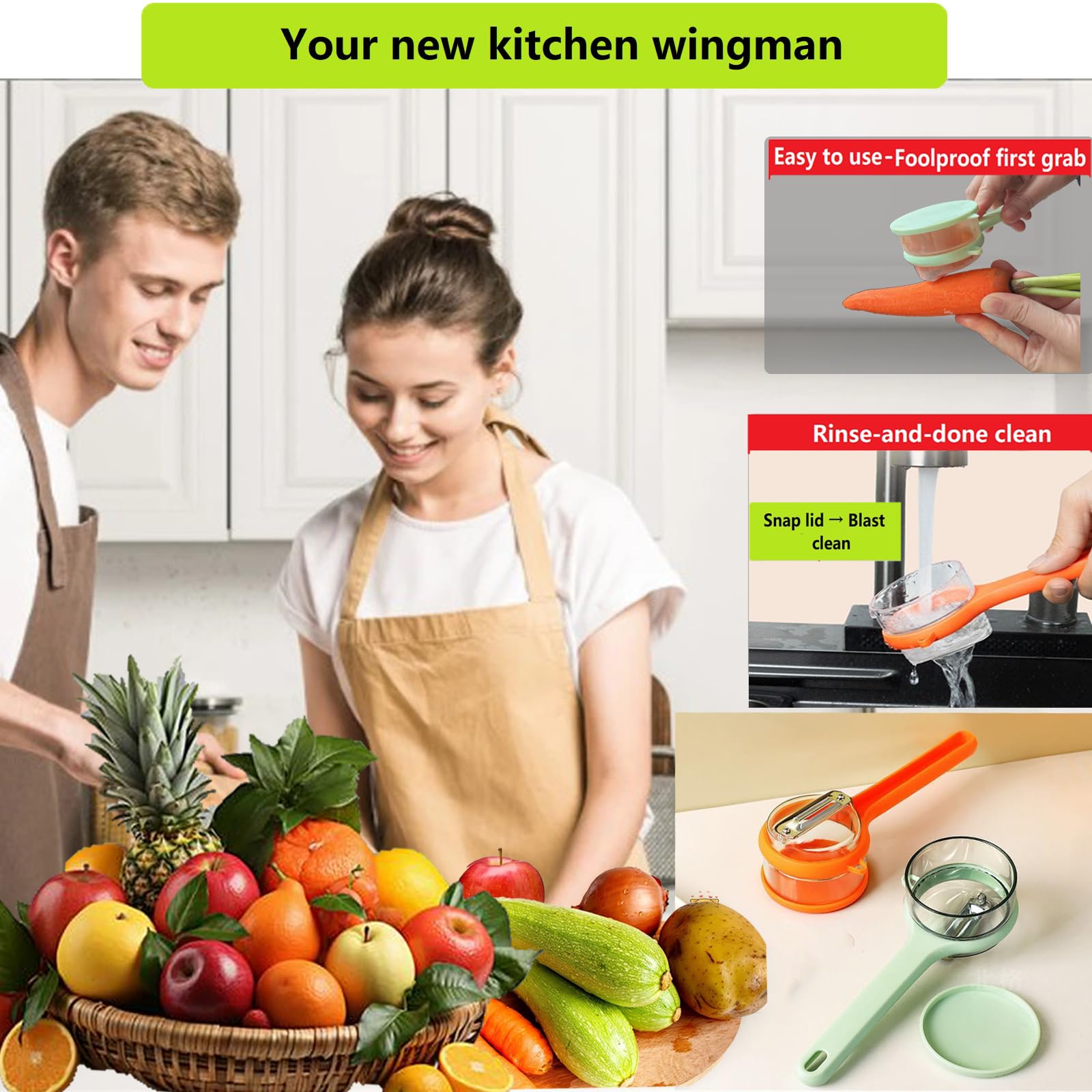 Tochinkar premium stainless-steel blade peeler delivers smooth peeling