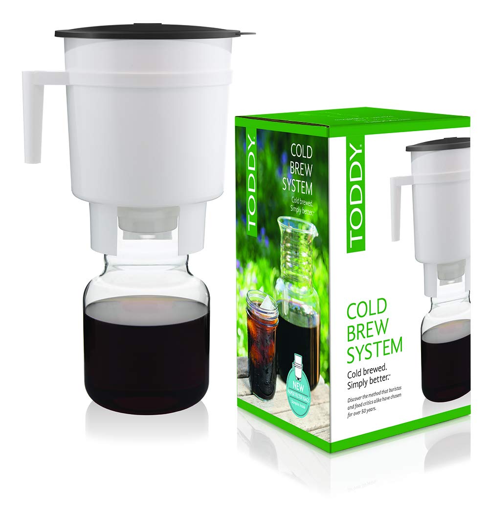 Toddy Cold Brew System glass jar for smooth home brewing.