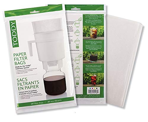 Toddy filter bags help increase concentrate yield per batch during home cold brew.