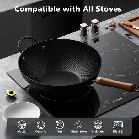 Todlabe helper handle helps balance heavy, high-heat cooking.