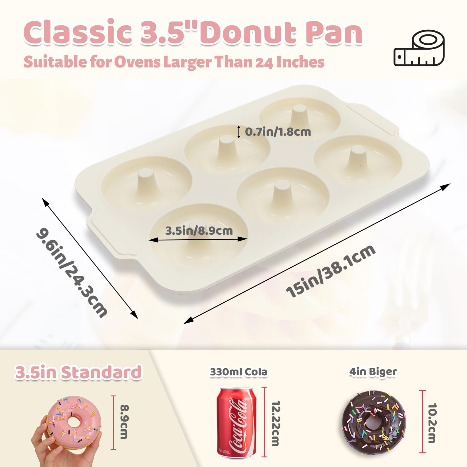 Toeusog 3.5-inch cavities deliver bakery-style treats.