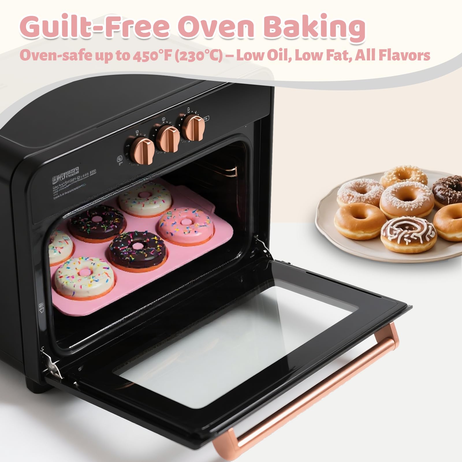 Toeusog dishwasher-safe donut pan for easy cleaning