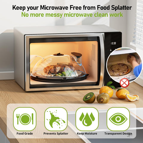 TOFWOF 12-inch size fits most bowls and plates for versatile use.