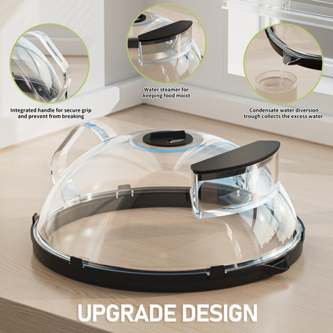 TOFWOF durable food-grade lid ensures safe reheating in microwave and fridge.