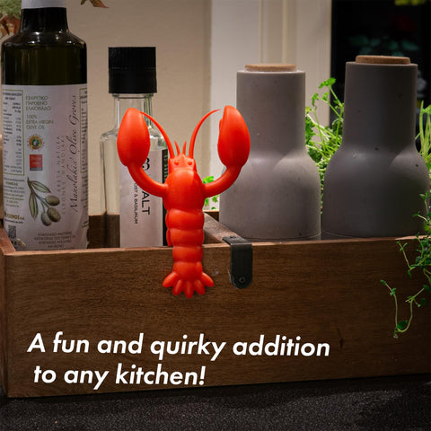 tögö Lobster silicone utensil rest gift-ready packaging ideal kitchen gift.