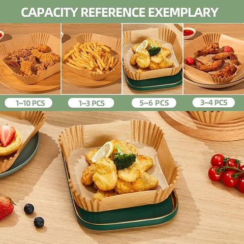 TOGOO oil-proof and water-proof liners prevent grease from soaking through.