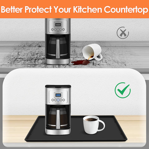 TOHONFOO coffee mat non-slip surface stabilizing the brewer
