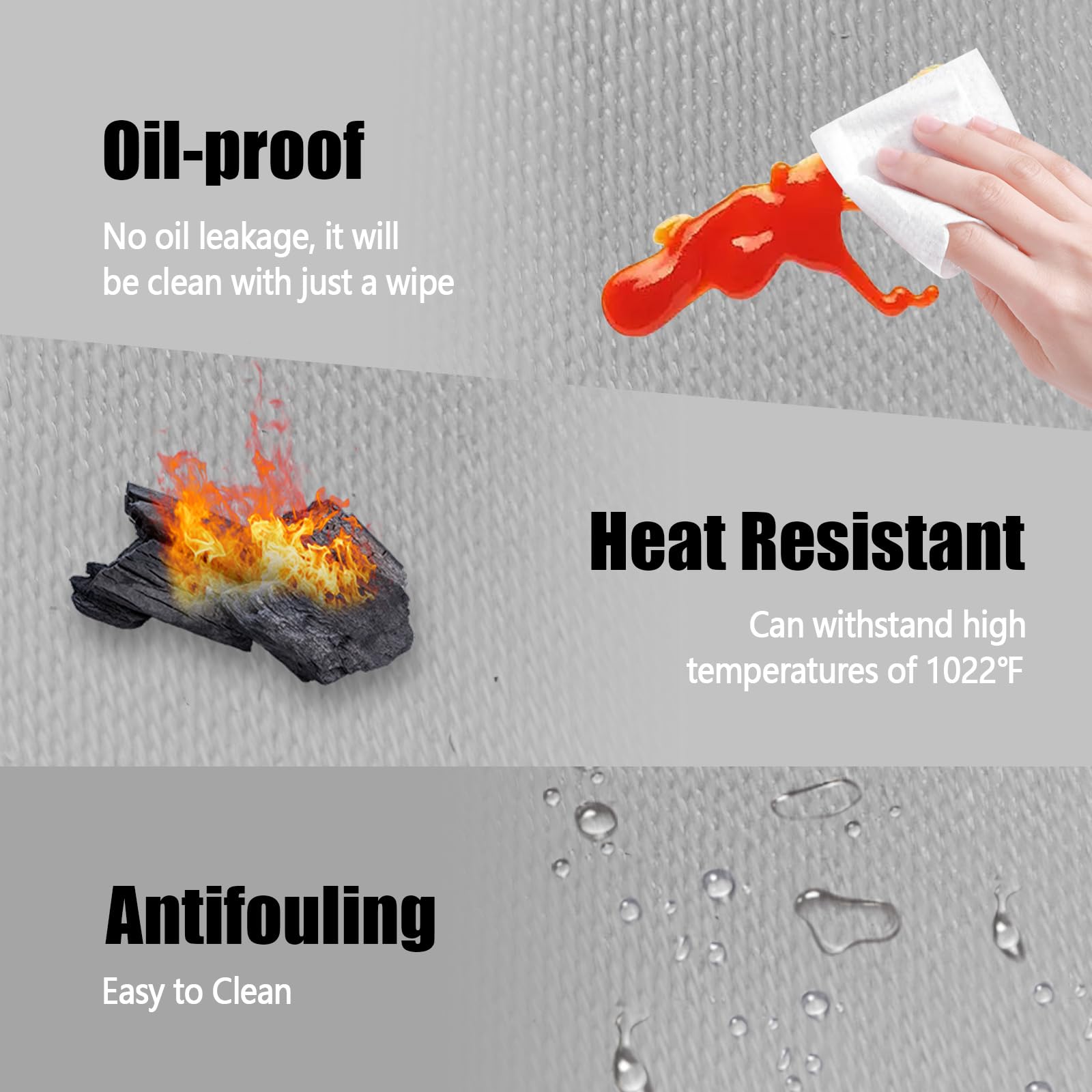 TOHONFOO heat resistant mat under coffee maker stabilizes the appliance