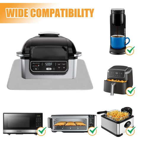 TOHONFOO heat resistant mat beside oven provides non slip support