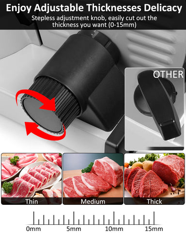 TOKASS non-serrated blade enables clean, even slices of cheese.