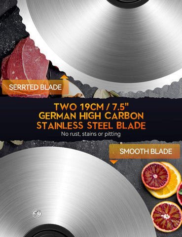 TOKASS stainless tray with slices ready to serve.