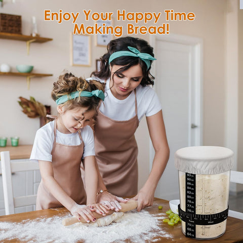 TOKPELA Sourdough Starter Kit in kitchen setup supports convenient baking workflows.