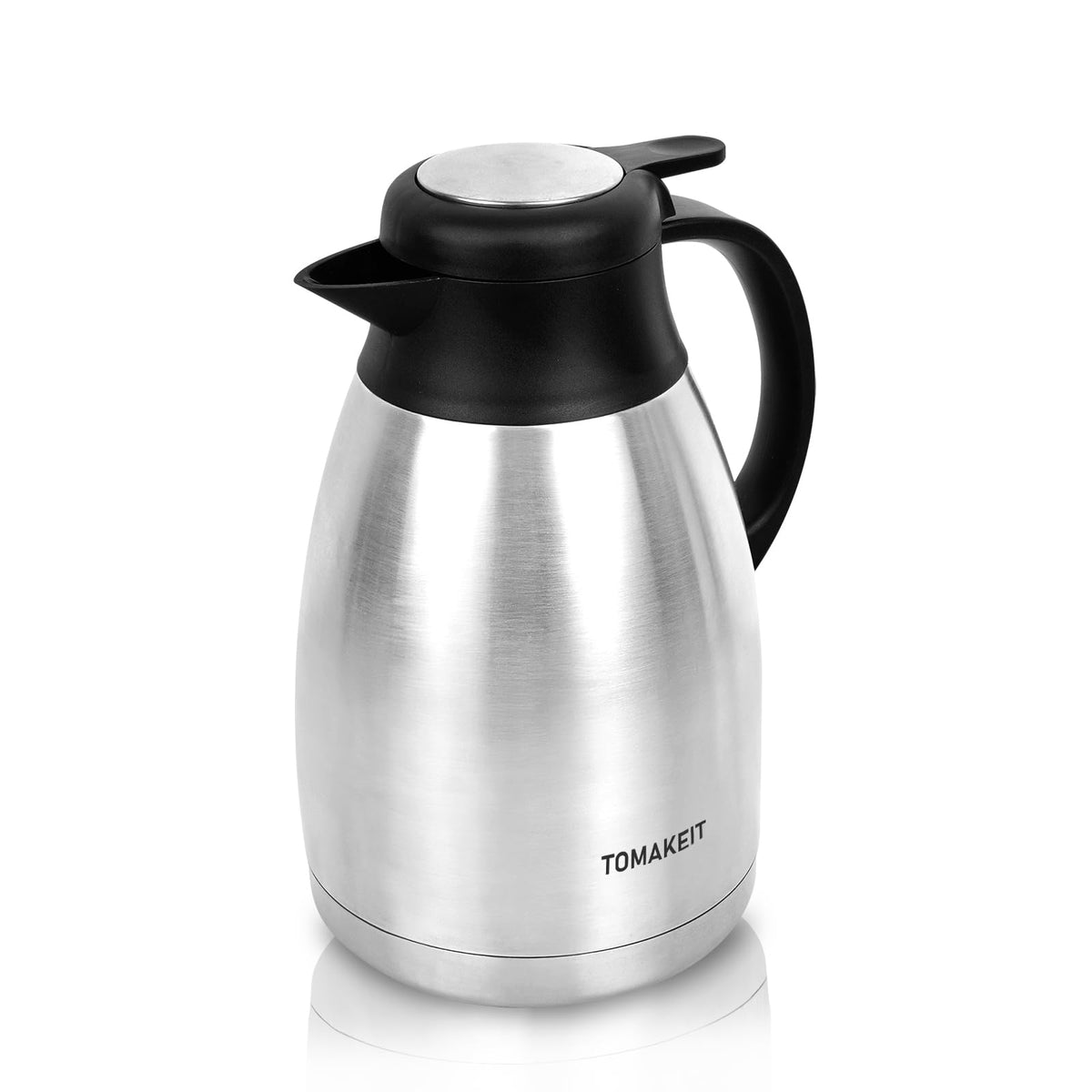 TOMAKEIT Thermal Carafe 2L capacity keeps beverages ready for gatherings.