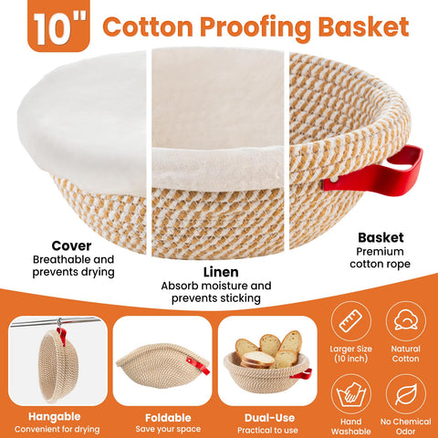 TomCare bread sling securely transfers hot loaves from the oven.
