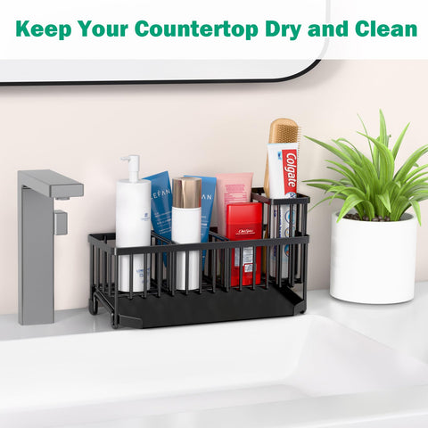 TomCare sink caddy organized setup keeping the area tidy