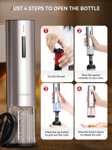 TOMEEM bottle opener helps serve wine effortlessly at gatherings