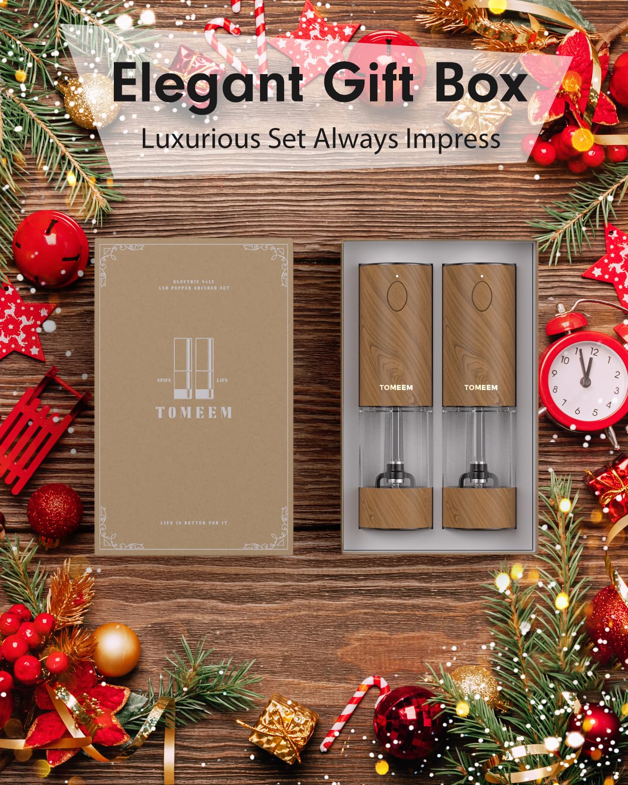 TOMEEM deluxe gift box packaging ideal for weddings and holidays.