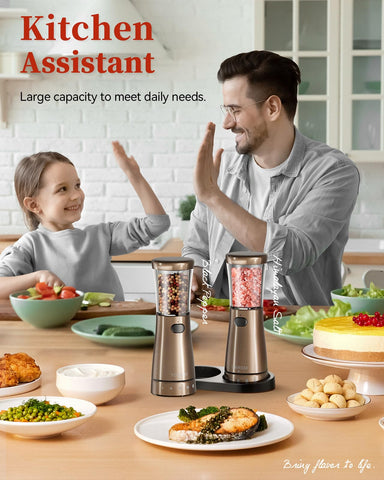TOMEEM 4.5 oz capacity reduces refills during cooking.