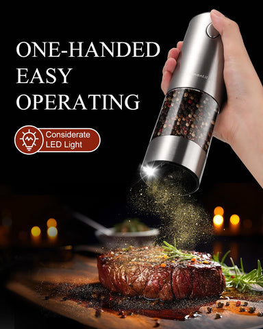 Tomentific ceramic grinder with six levels delivers precise textures.