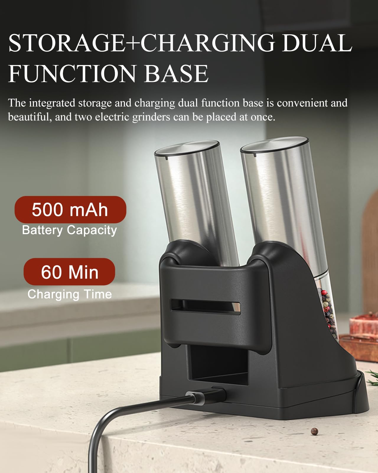 Tomentific stainless steel body combines durability and style.