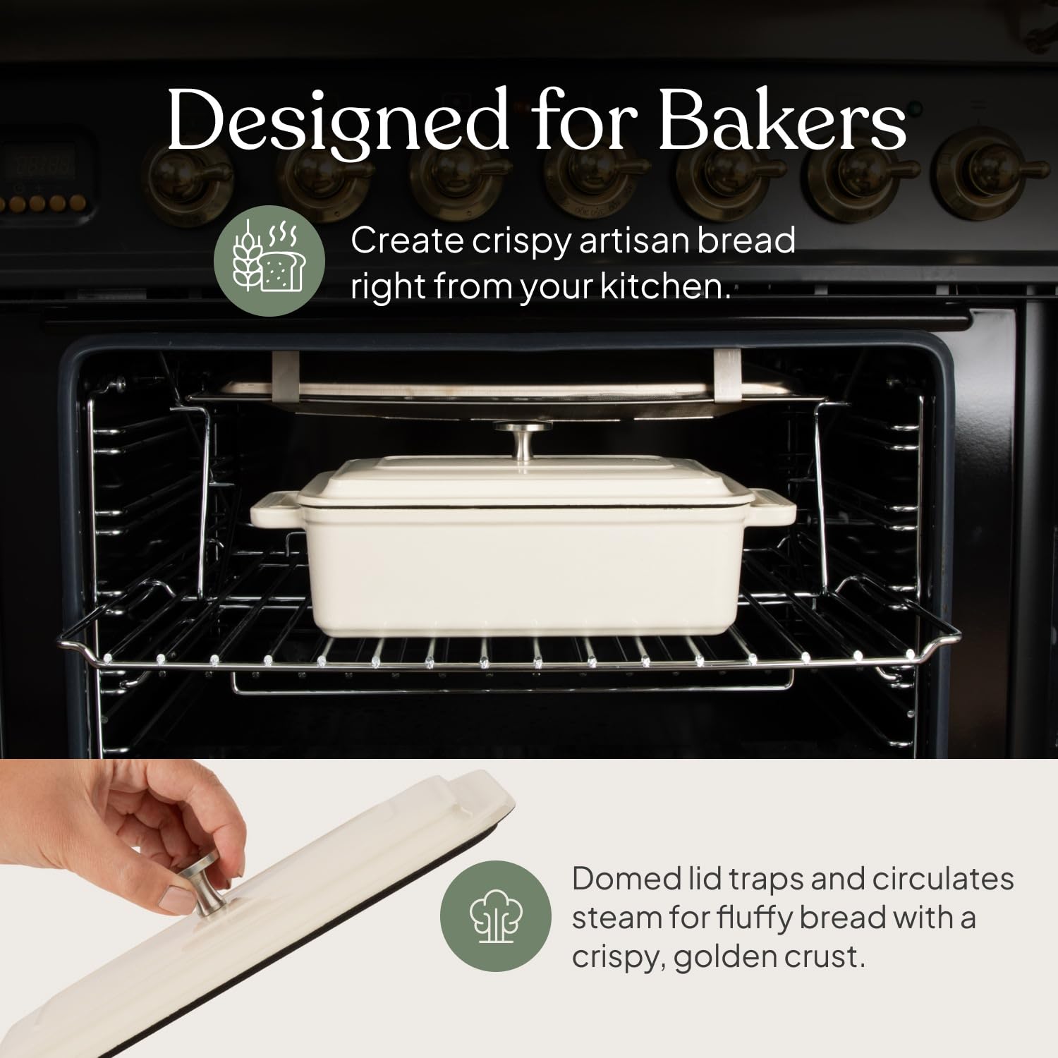 TOMO bread oven all-in-one design supports baking roasting and casseroles