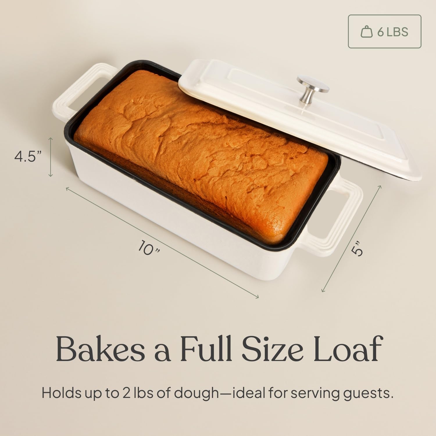 TOMO enameled cast iron bread oven exterior, easy maintenance and cleanup