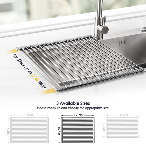 Foldable roll-up design for easy storage by Tomorotec in grey.
