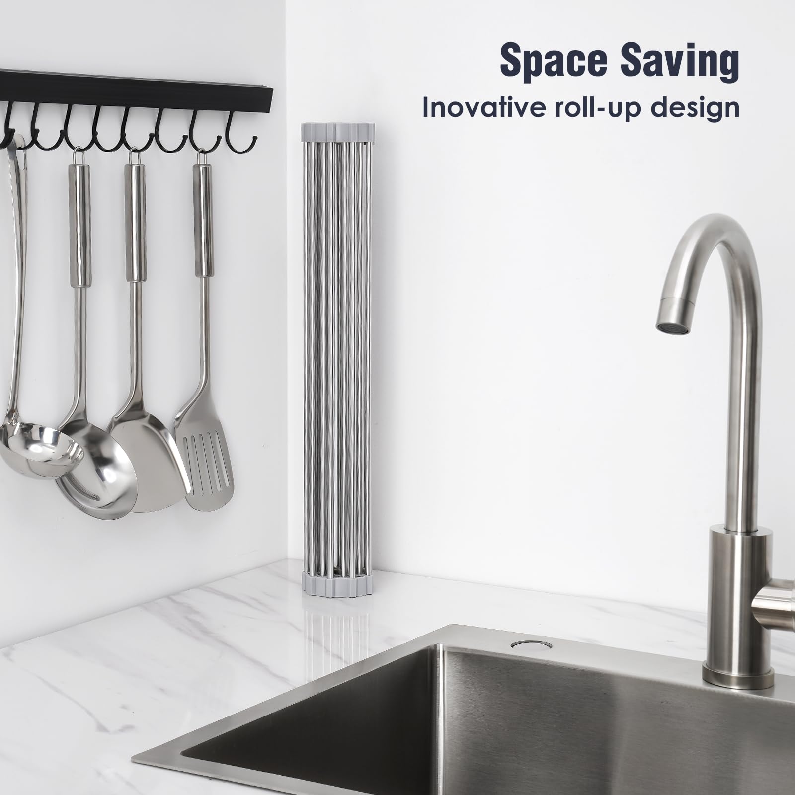 Tomorotec foldable drying rack for quick storage after meals.