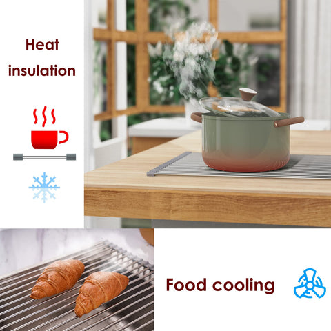 Tomorotec roll-up dish drying rack drying dishes with capacity