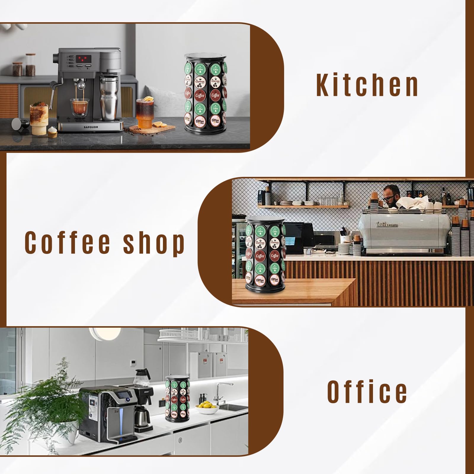 Tomshub compact vertical design saves counter space in kitchens.