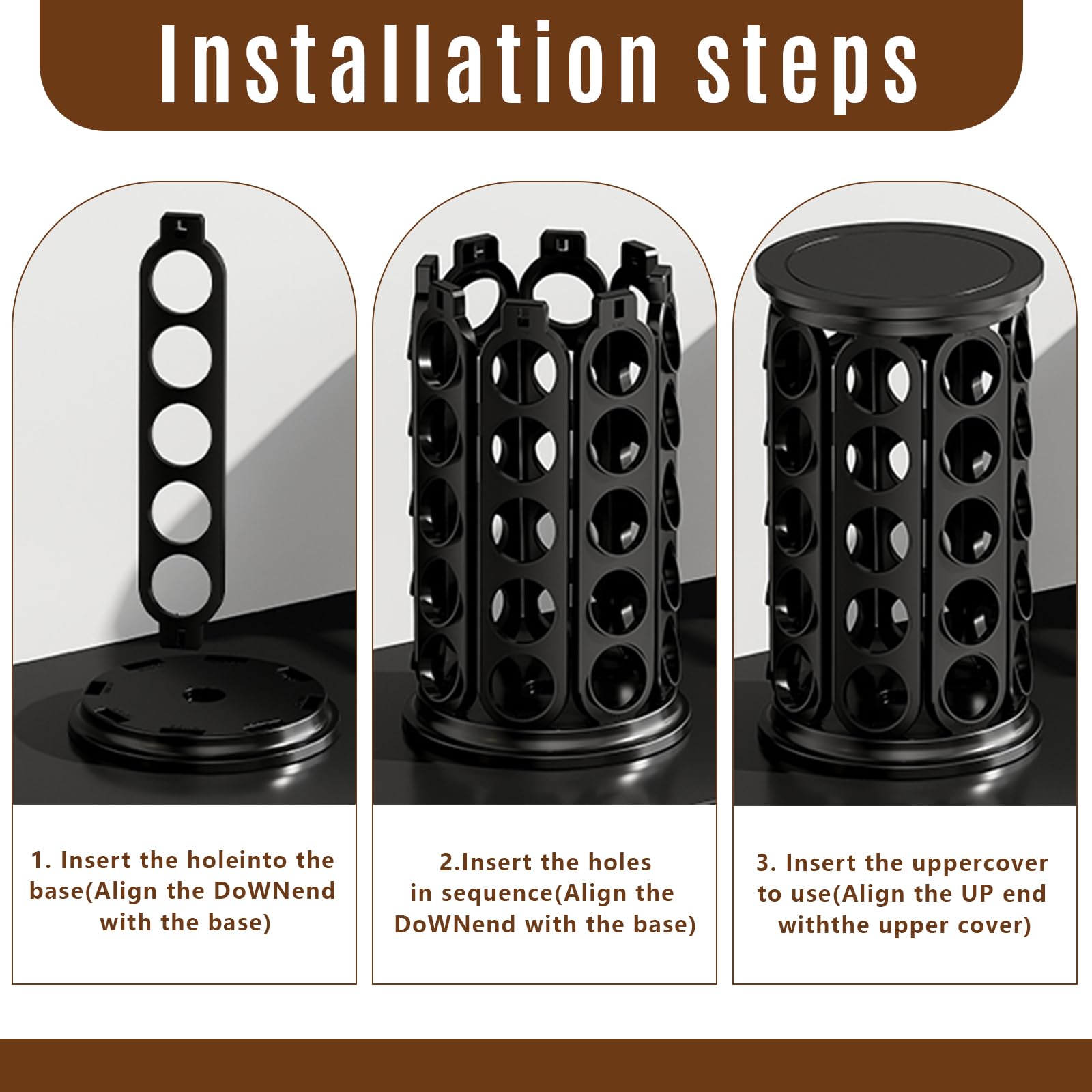 Tomshub gift-ready coffee pod organizer for homes and offices.