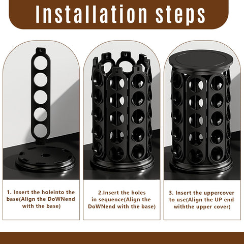 Tomshub gift-ready coffee pod organizer for homes and offices.