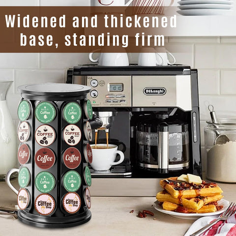 Tomshub K-Cup Carousel front view showing 40-pod storage.