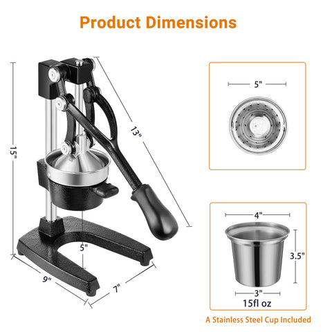 TONGCHANT detachable funnel and strainer makes cleanup quick and simple.