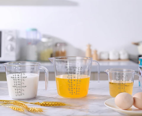 Tongjude measuring cups and spoons set for precise mixing.