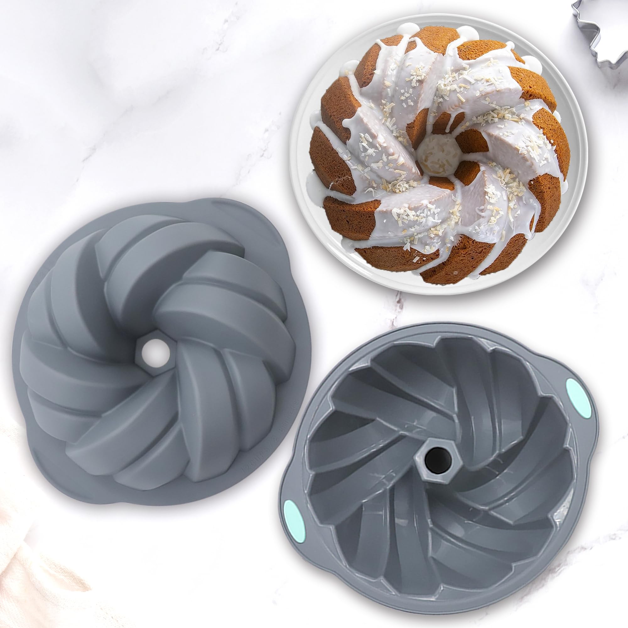 Tongjude pans ready for dishwasher-safe cleanup after baking