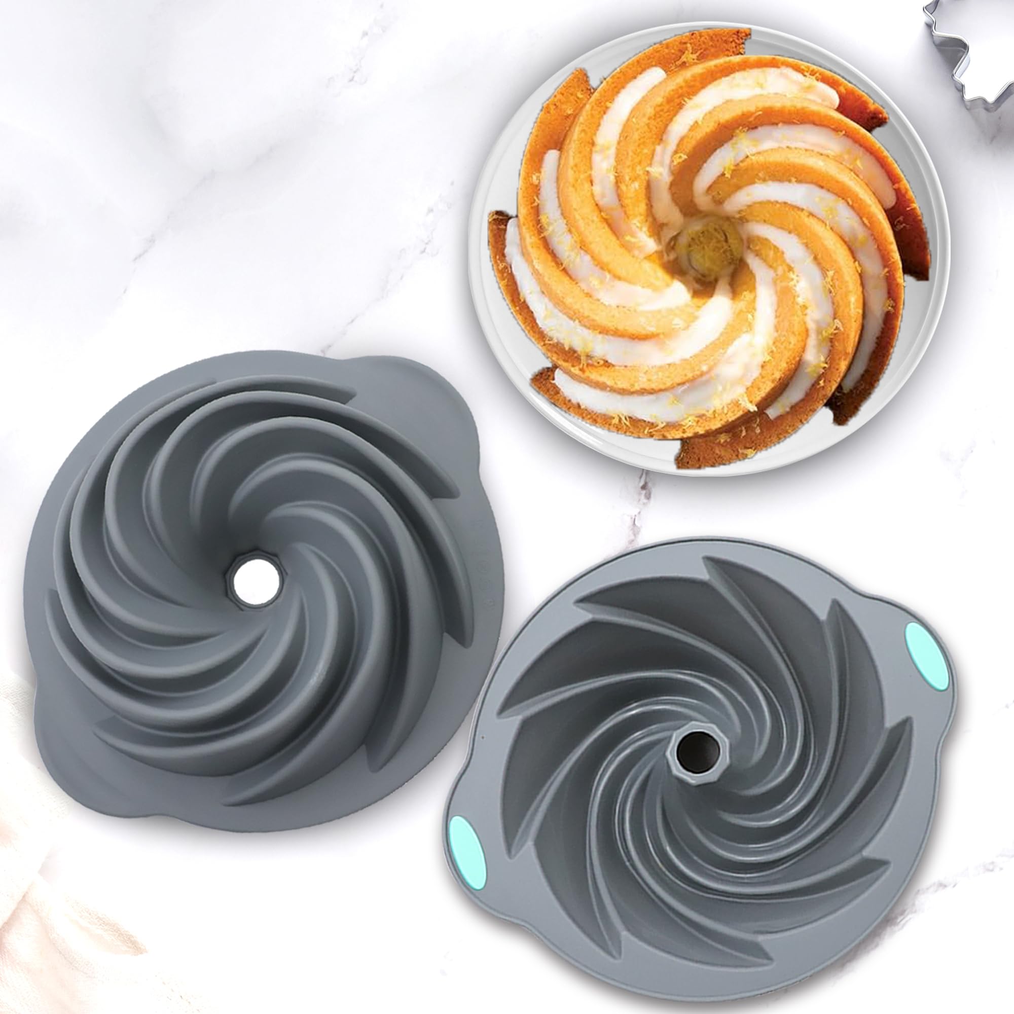 Tongjude pans heat-resistant up to 446 F suitable for oven and microwave
