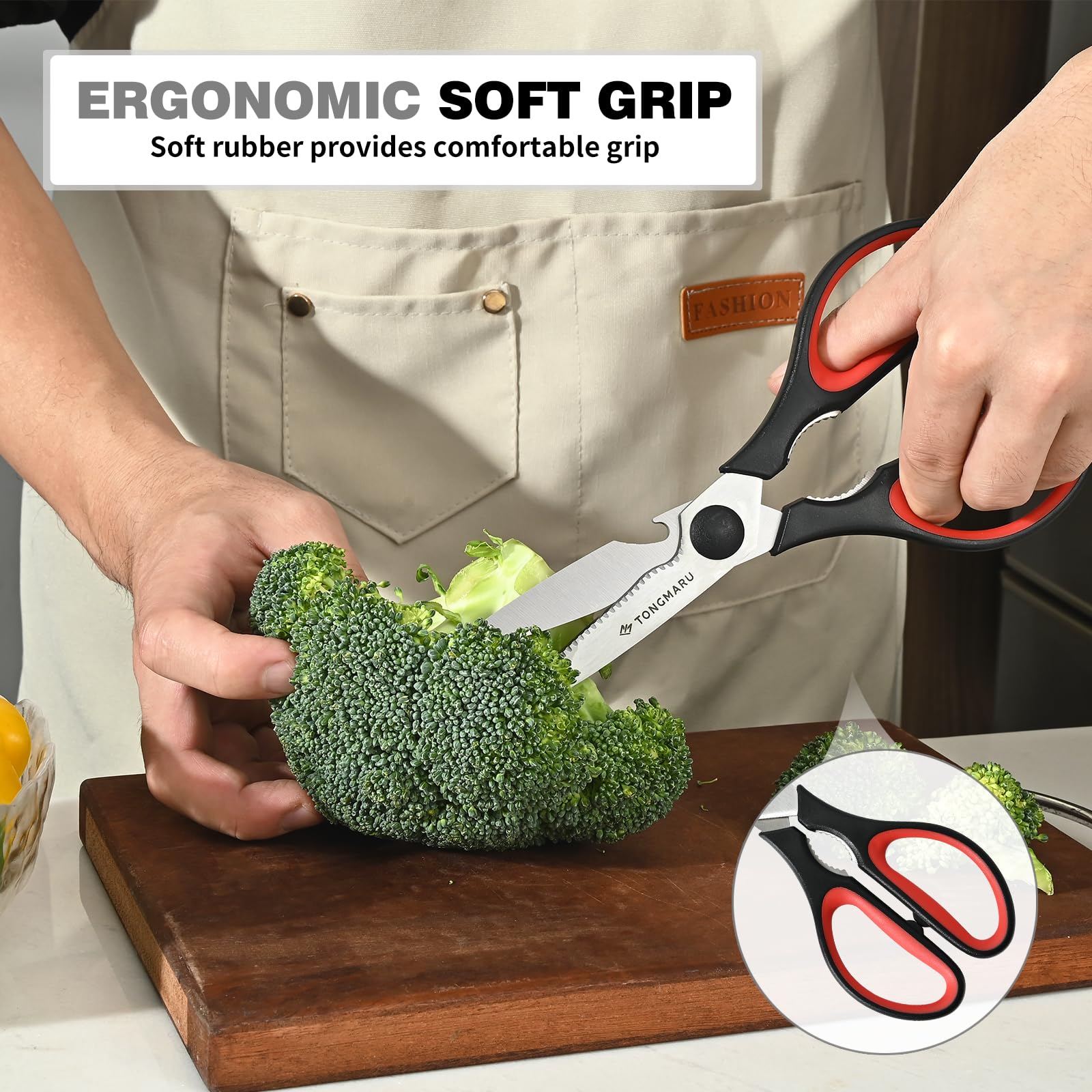 Tongmaru dishwasher-safe shears simplify cleanup after cooking