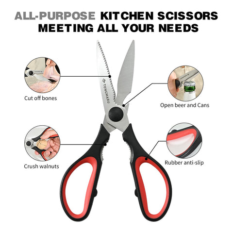 Tongmaru stainless steel blades cut meat and vegetables with precision