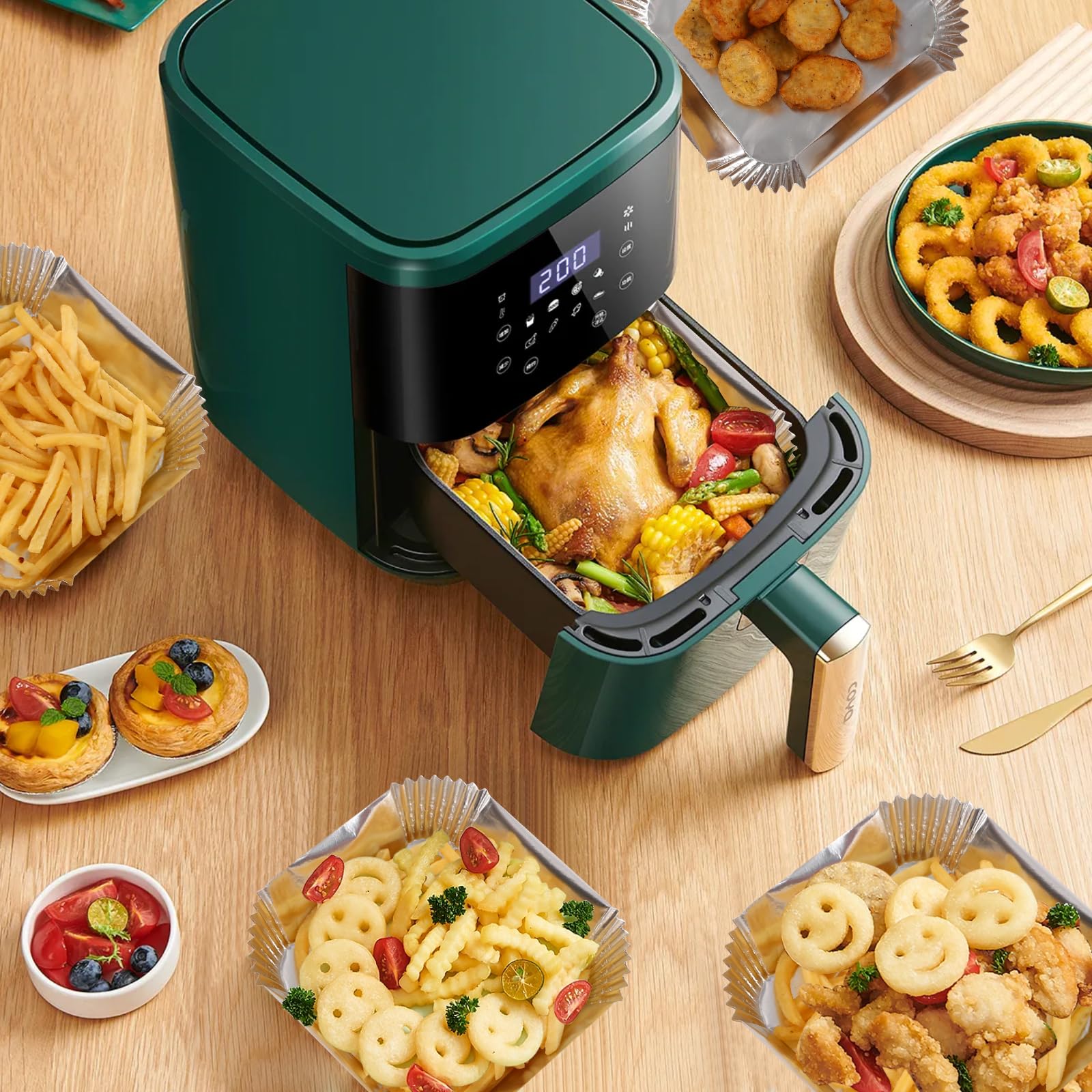 Tonmom versatile liner suitable for baking, roasting, grilling and microwaving.