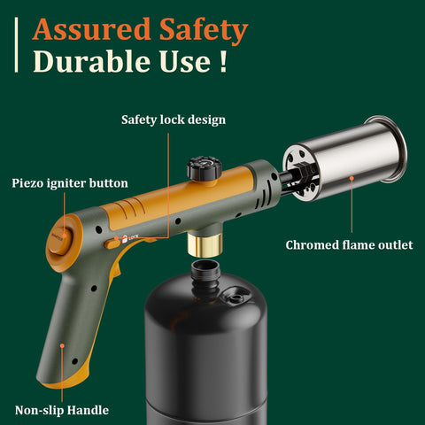 TONYFUL torch defrosting pipes quickly in cold weather
