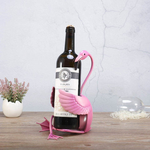 Tooarts bottle holder highlights conversation-worthy centerpiece.