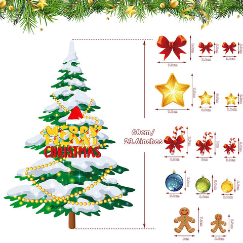 TOODOO magnet stickers pack with festive patterns for DIY fridge art
