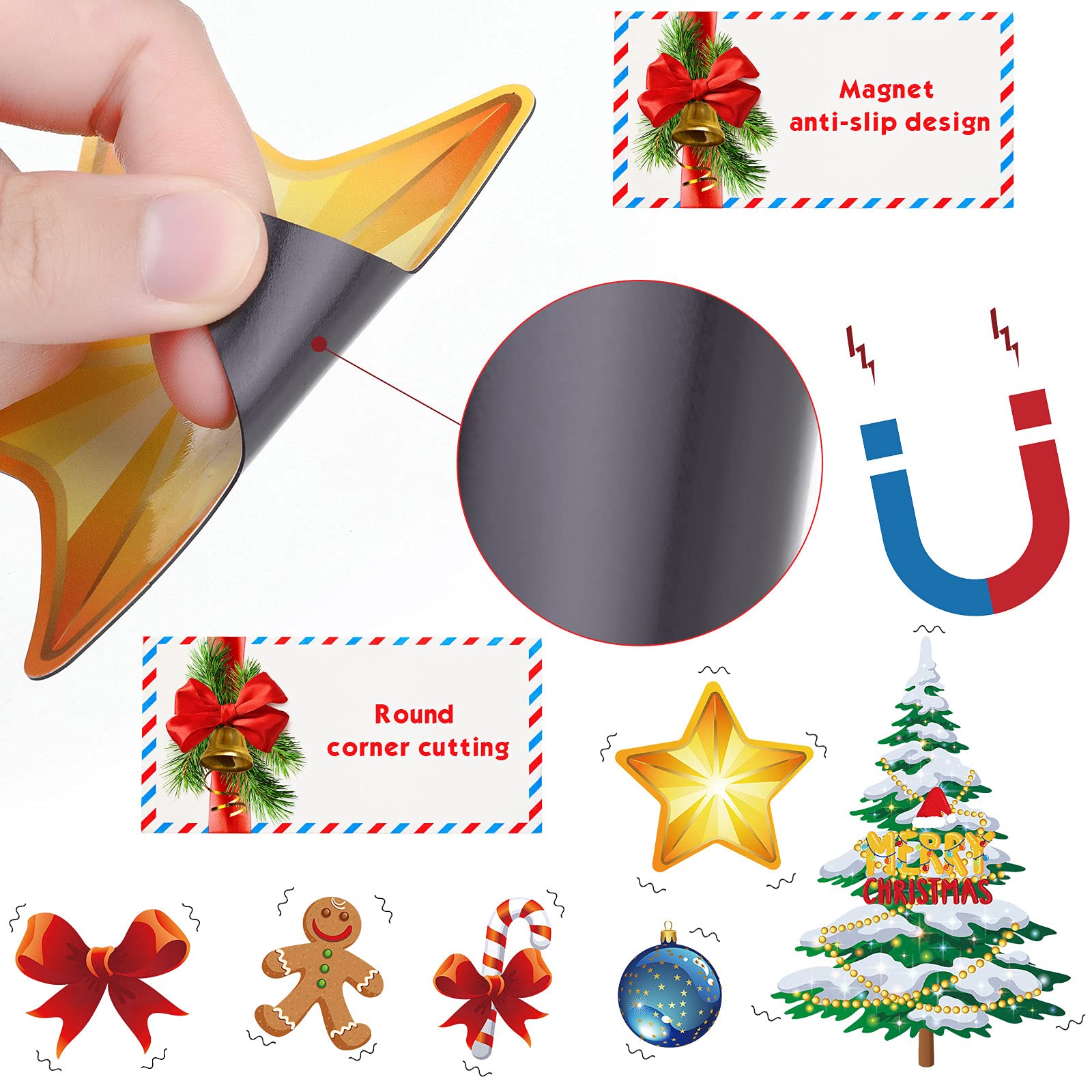 TOODOO colorful fridge magnets brighten metal surfaces and organize photos